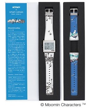 ムーミンのワンシーンを再現 電子腕時計 スマートキャンバス の限定モデル 東京バーゲンマニア
