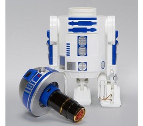 スター・ウォーズ」のドロイド「R2-D2」型ネーム印スタンド サンスター