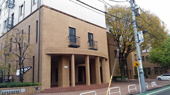 新スタジオ建設に揺れる女子学院（2015年12月3日撮影）