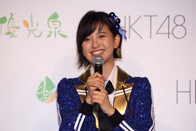 HKT48の兒玉遥さん。9月19日に20歳の誕生日を迎えたばかりだ