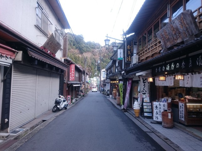 長谷寺の参道（永太郎さん撮影）