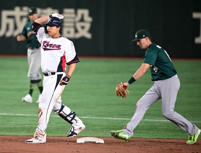 WBCに出場したカン選手（写真：アフロ）