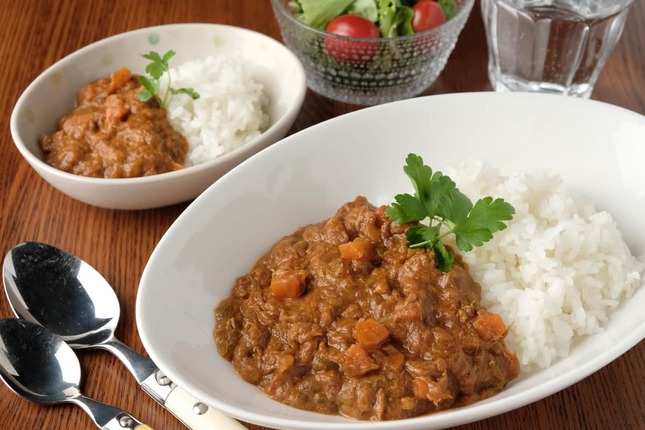 （メニュー例）ほぐし身鯖のカレー