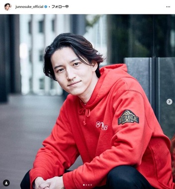 田口淳之介さんのインスタグラム（junnosuke_official）より