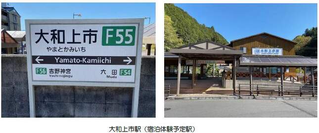 体験地となる近鉄・吉野線の大和上市駅