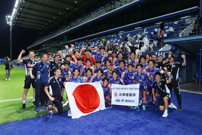 U-17日本代表（写真：アフロ）