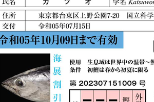 「魚が身分証を首からかけていたら面白い」　注目の科博特別展割引券、広報明かす驚きの誕生秘話