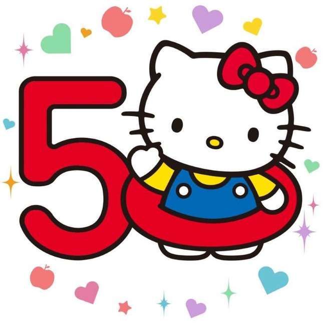 ハローキティは「50周年アニバーサリーイヤー」を迎えた(リリースより）、（c）’23 SANRIO　著作（株）サンリオ