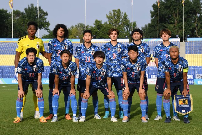 U-23アジア杯22年大会日本代表（写真：Power Sport Images/アフロ）