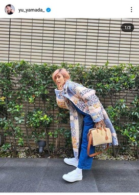 山田優さんのインスタグラム（yu_yamada_）2021年12月20日投稿より