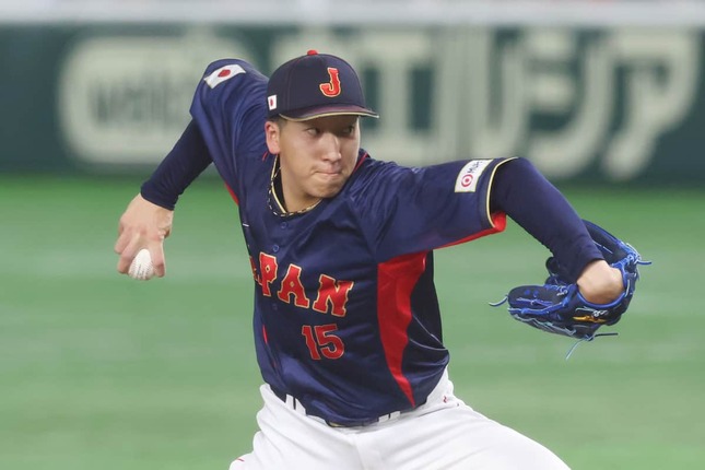 2023年のWBC 1次ラウンドで活躍する大勢。2024年は開幕に間に合うのか（写真：CTK Photo/アフロ）