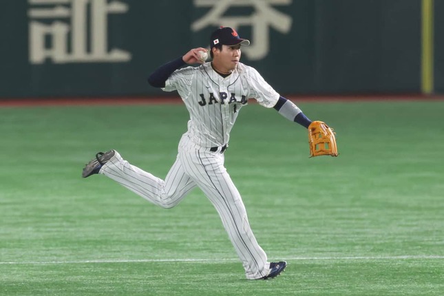 2023年のWBC準々決勝で活躍する山田哲人。野手陣のカギを握る（写真：CTK Photo/アフロ）