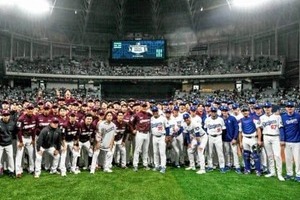 ドジャース、韓国のヒーローズに14対3で大勝　大谷は2打席とも空振り三振