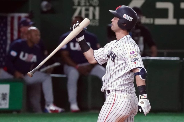 2019年の世界野球でも活躍した外崎修汰選手（写真：Penta Press/アフロ）