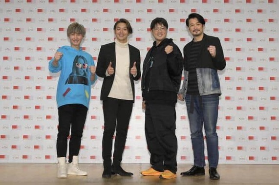 岩永洋昭さん加入前の「純烈」。2021年のNHK紅白歌合戦のリハーサルで（C）NHK