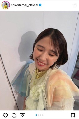 玉井詩織さんのインスタグラム（＠shioritamai_official）より