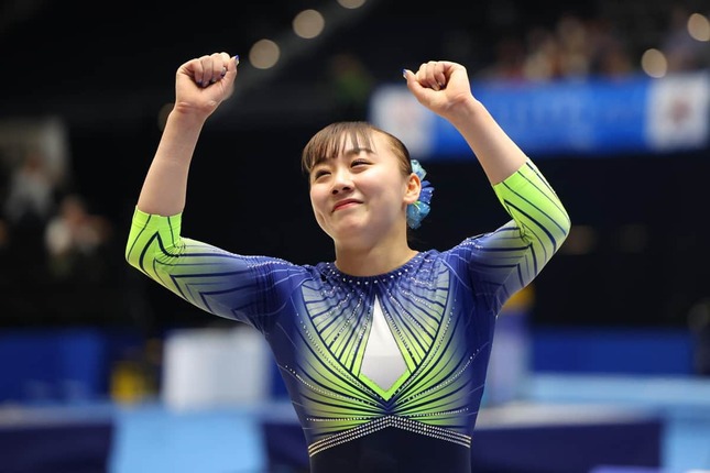 パリ五輪への出場を辞退した宮田笙子選手。2024年のNHK杯では優勝した（写真：長田洋平/アフロスポーツ）