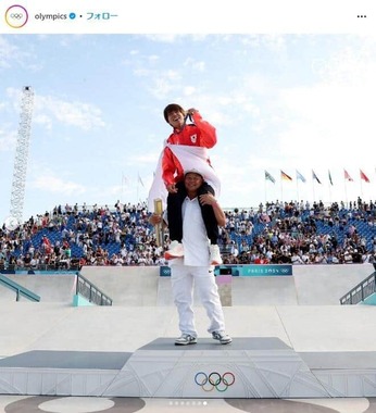 五輪公式インスタグラム（＠olympics）より