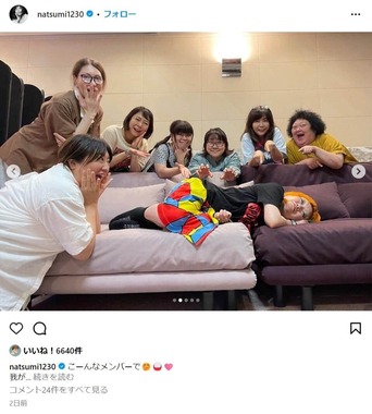 小川菜摘さんのインスタグラムより（natsumi1230）