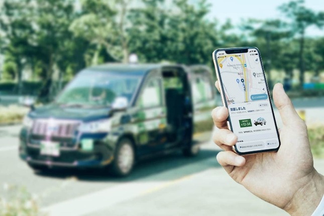 アプリ配車のマナーが話題に（GOのプレスリリースから）
