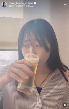 本田望結さんのインスタグラム（＠miyu_honda_official）より