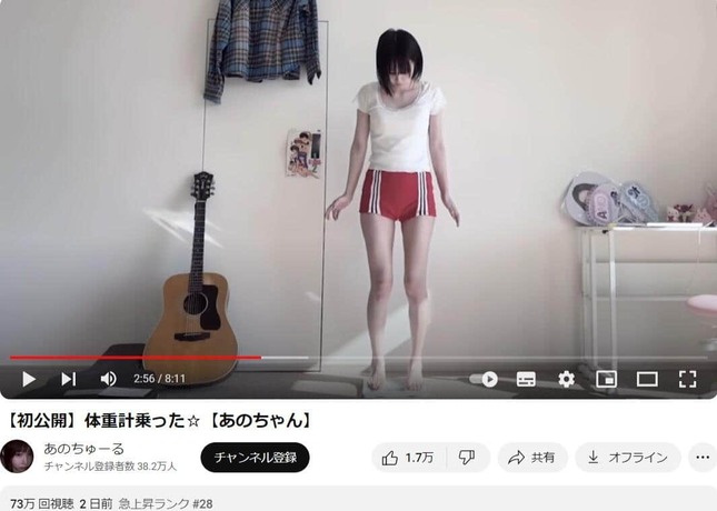 あのちゃんのYouTubeより