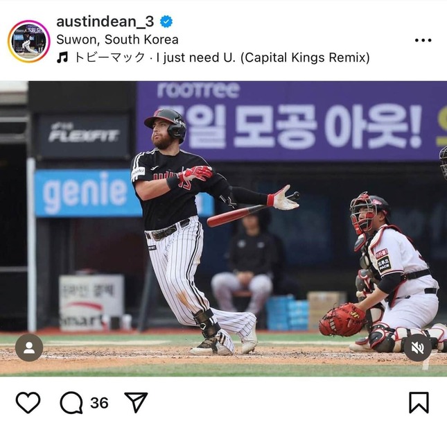 韓国で活躍するディーン（ディーンのインスタグラムより）