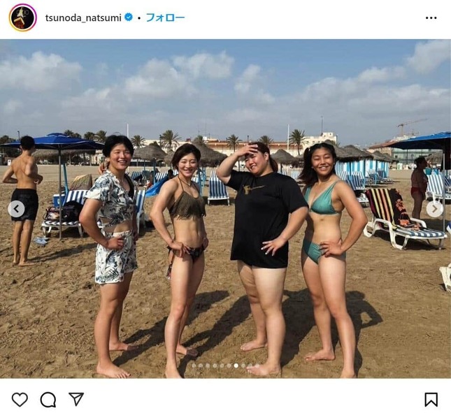 角田夏実さんのインスタグラムより（tsunoda_natsumi）