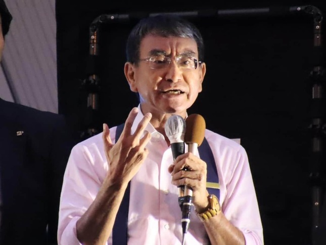 河野太郎氏（2021年9月撮影）