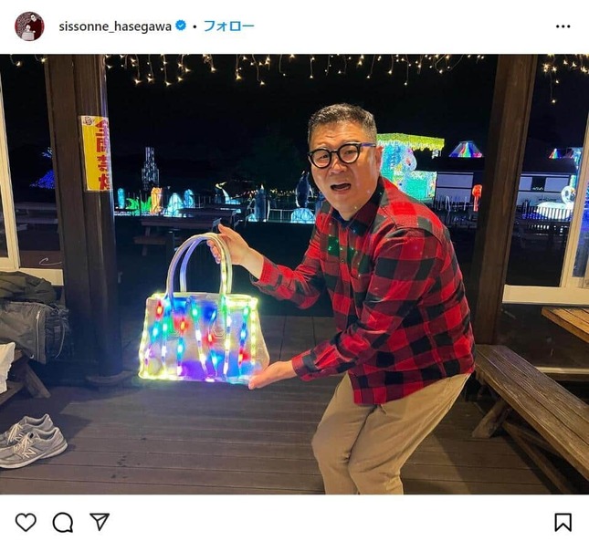 長谷川忍さんのインスタグラムより（sissonne_hasegawa）