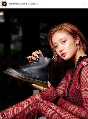 ドクターマーチンのインスタグラム（＠drmartens_japan）より