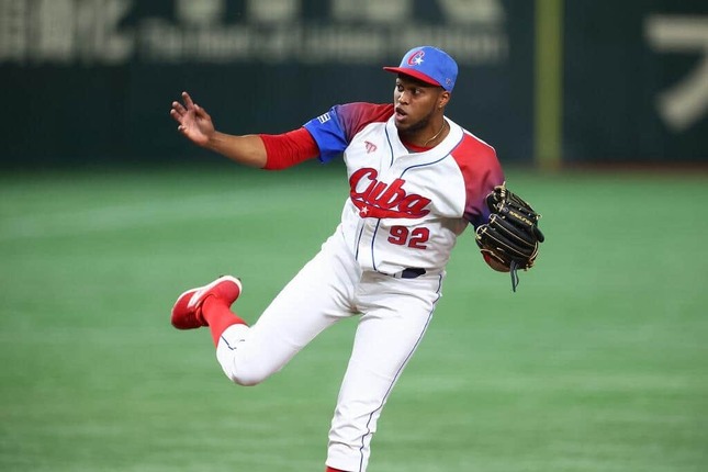 2023年のWBCではキューバ代表として活躍したマルティネス（写真：CTK Photo／アフロ）