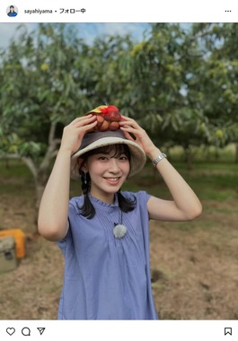 檜山沙耶さんのインスタグラムより（sayahiyama）