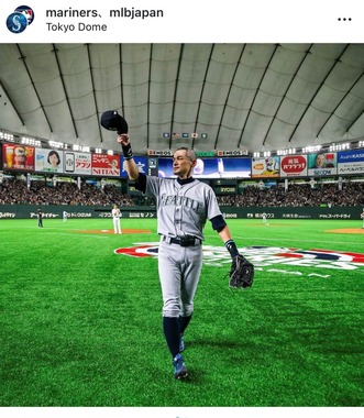 マリナーズで活躍したイチロー氏（マリナーズのインスタグラムより）