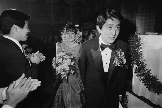 1987年、安倍晋三氏・昭恵さんは盛大な披露宴を開いた（写真：上森清二/アフロ）
