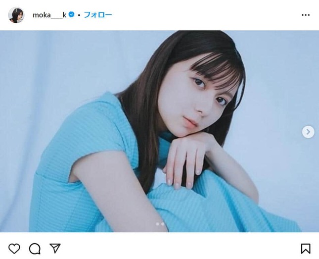 上白石萌歌さんのインスタグラムより（moka____k）