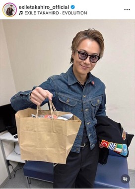 EXILE TAKAHIROさんのインスタグラム（＠exiletakahiro_official）より