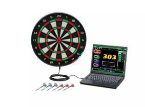 エポック社、パソコンとつないで楽しめるダーツボード「PC-DARTS」