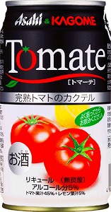 アサヒビールとカゴメが共同開発した、完熟トマトカクテル「アサヒ　トマーテ」