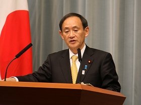 PM2.5問題で中国に「高い関心」伝える　菅官房長官