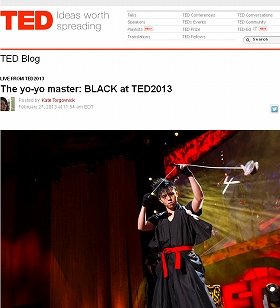 日本人初のTED登壇者は「ヨーヨーの達人」