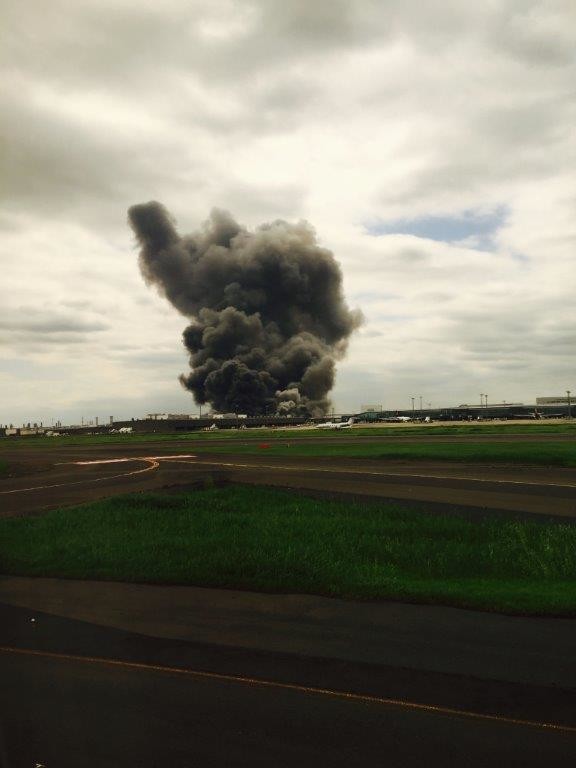 日鉄住金鋼管川崎製造所で火災　羽田空港近く