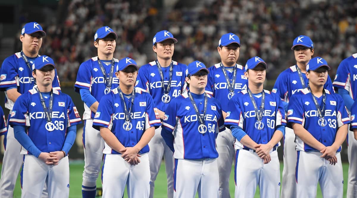 2019世界野球プレミア12韓国代表（写真：アフロ）