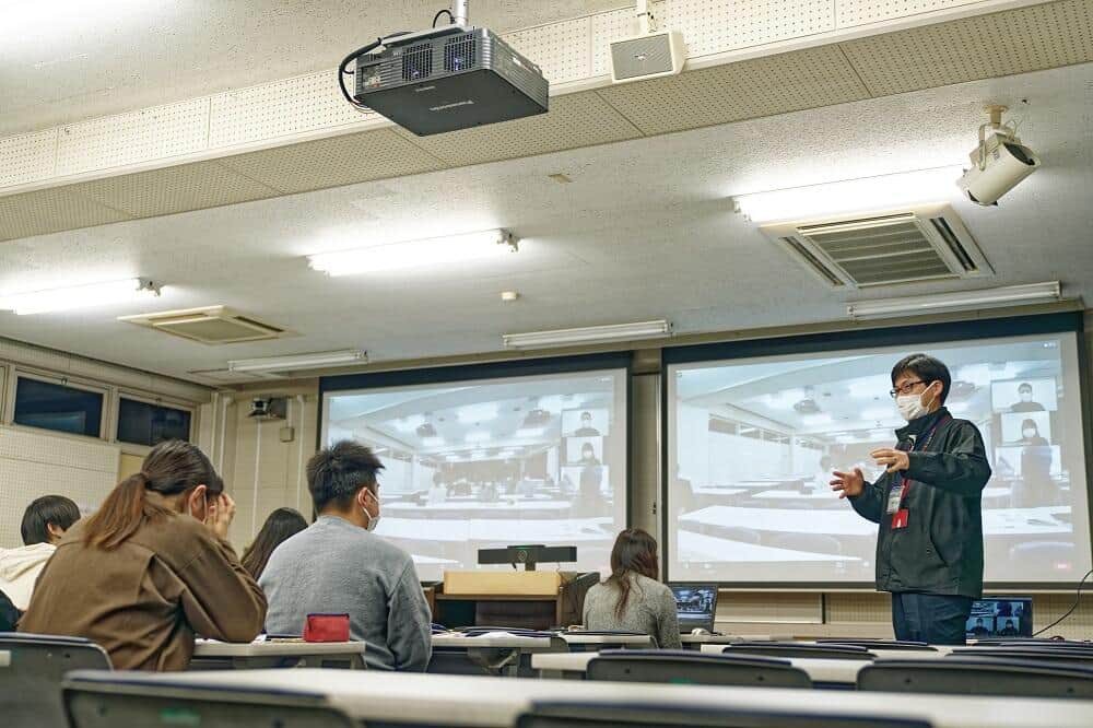 東海大学熊本キャンパスの生徒たちも積極的に提案（画像：益城町提供）