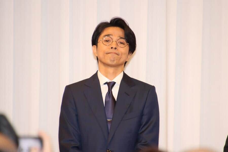 会見に登壇した井ノ原快彦氏（2023年9月7日撮影）