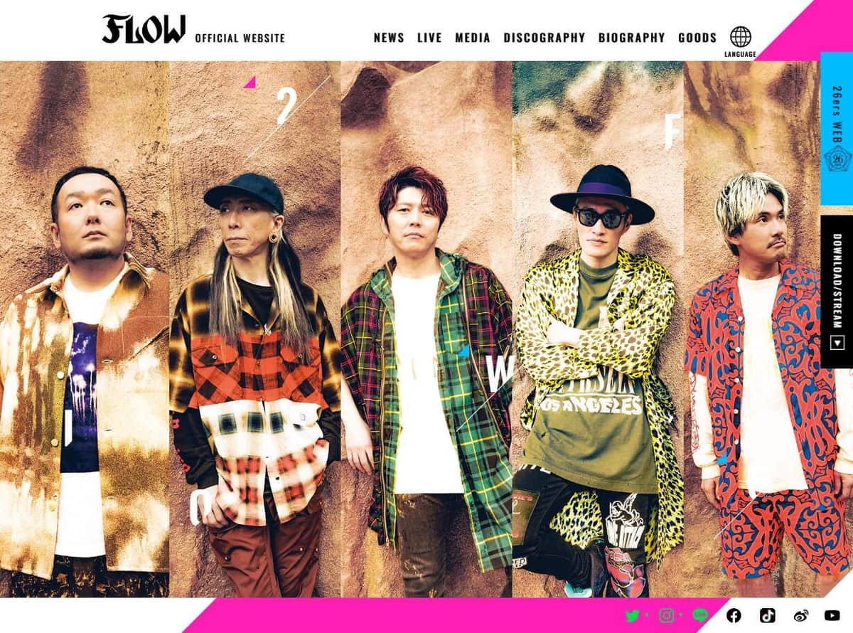 FLOW、メンバー2人の治療で「ライブ活動休止」発表　声帯ポリープ、頚椎症性脊髄症で1か月休養