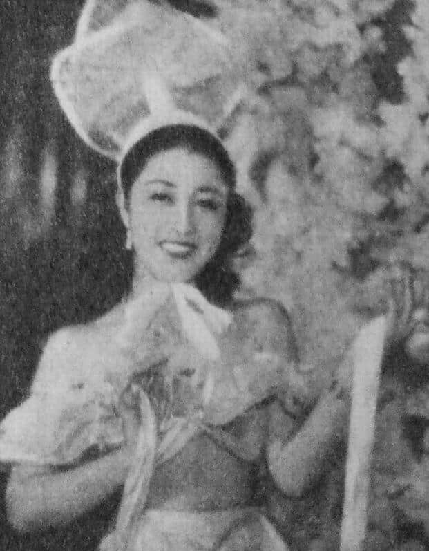 1953年、20歳前後の草笛光子さん。松竹歌劇団で活躍した（Wikimedia Commonsより）