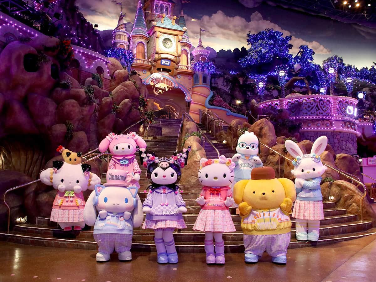 サンリオピューロランドでは4月9日まで「春のピューロランド学園祭」を開催中だ　(C) 2024 SANRIO CO., LTD. TOKYO, JAPAN  著作 株式会社サンリオ