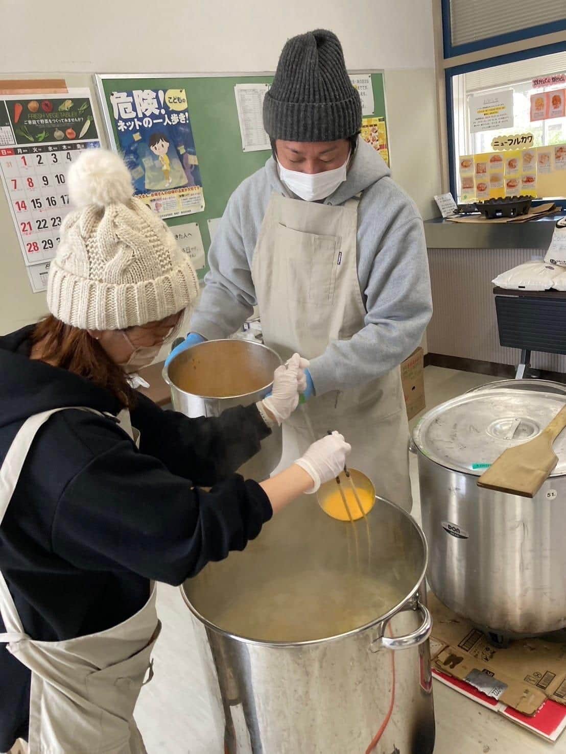 輪島市での給食支援（画像提供：KIBOTCHA）