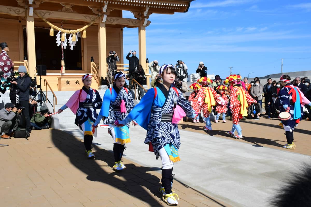 「田植踊」は小学生の頃から続けている（写真提供：横山和佳奈さん）